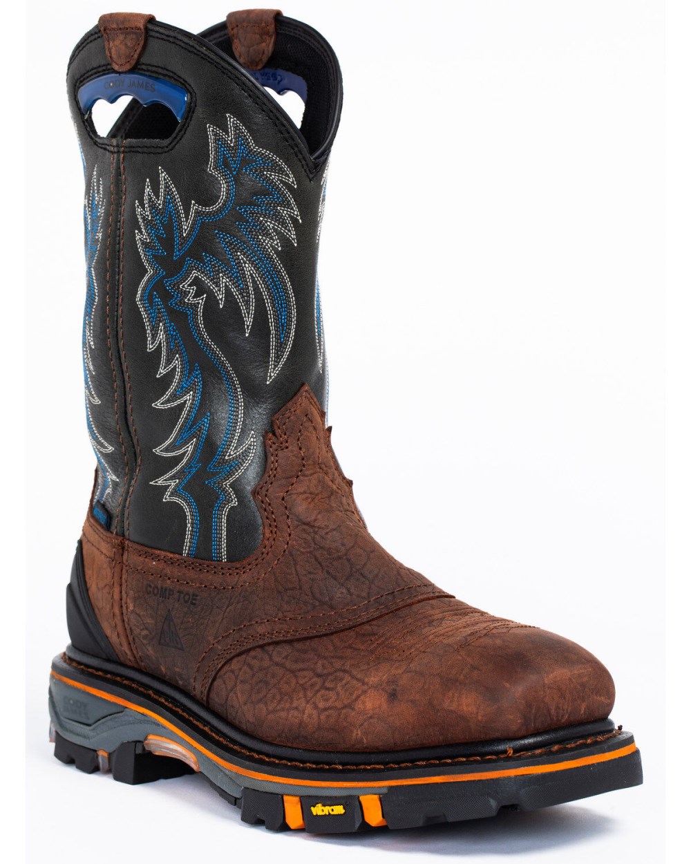 Cody James - Men's Decimator Waterproof Western Work Boots - Nano Composite Toe | Brown Cody James - Men's Decimator Waterproof Western Work Boots - Nano Composite Toe | Brown