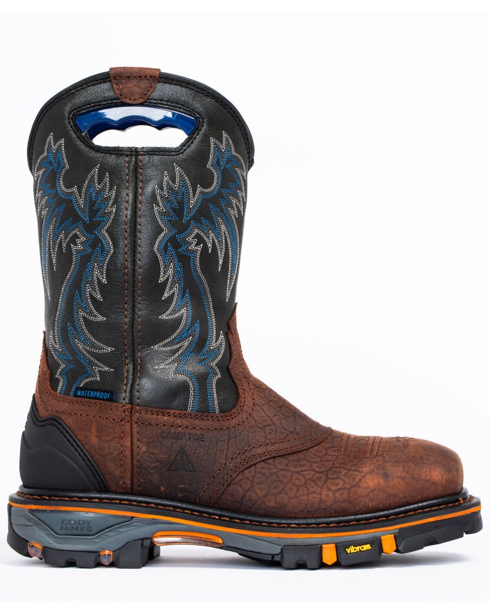 Cody James - Men's Decimator Waterproof Western Work Boots - Nano Composite Toe | Brown Cody James - Men's Decimator Waterproof Western Work Boots - Nano Composite Toe | Brown