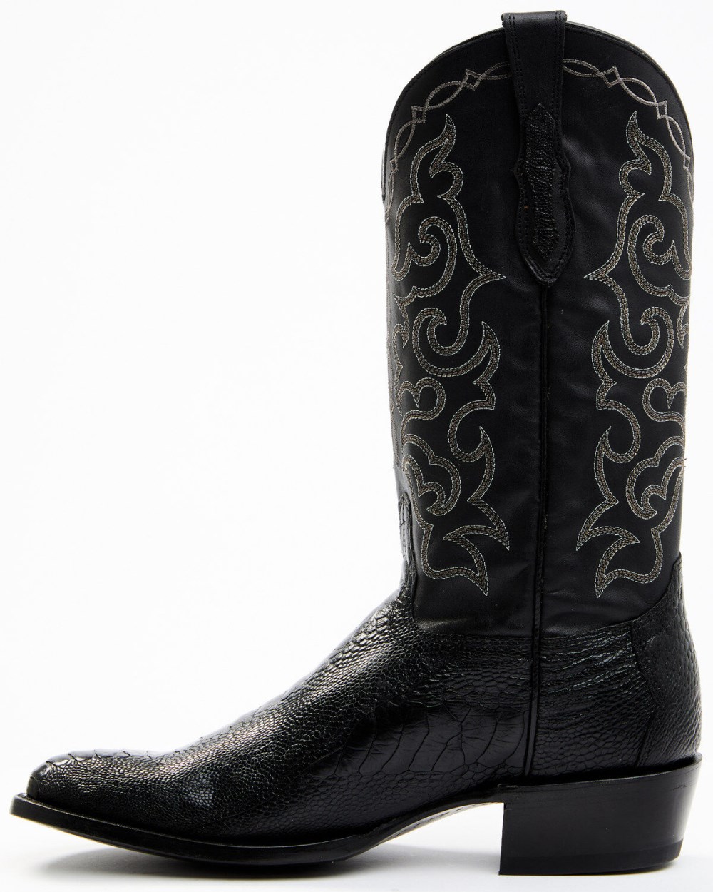 Cody James - Men's Exotic Ostrich Leg Western Boots - Round Toe | Black Cody James - Men's Exotic Ostrich Leg Western Boots - Round Toe | Black