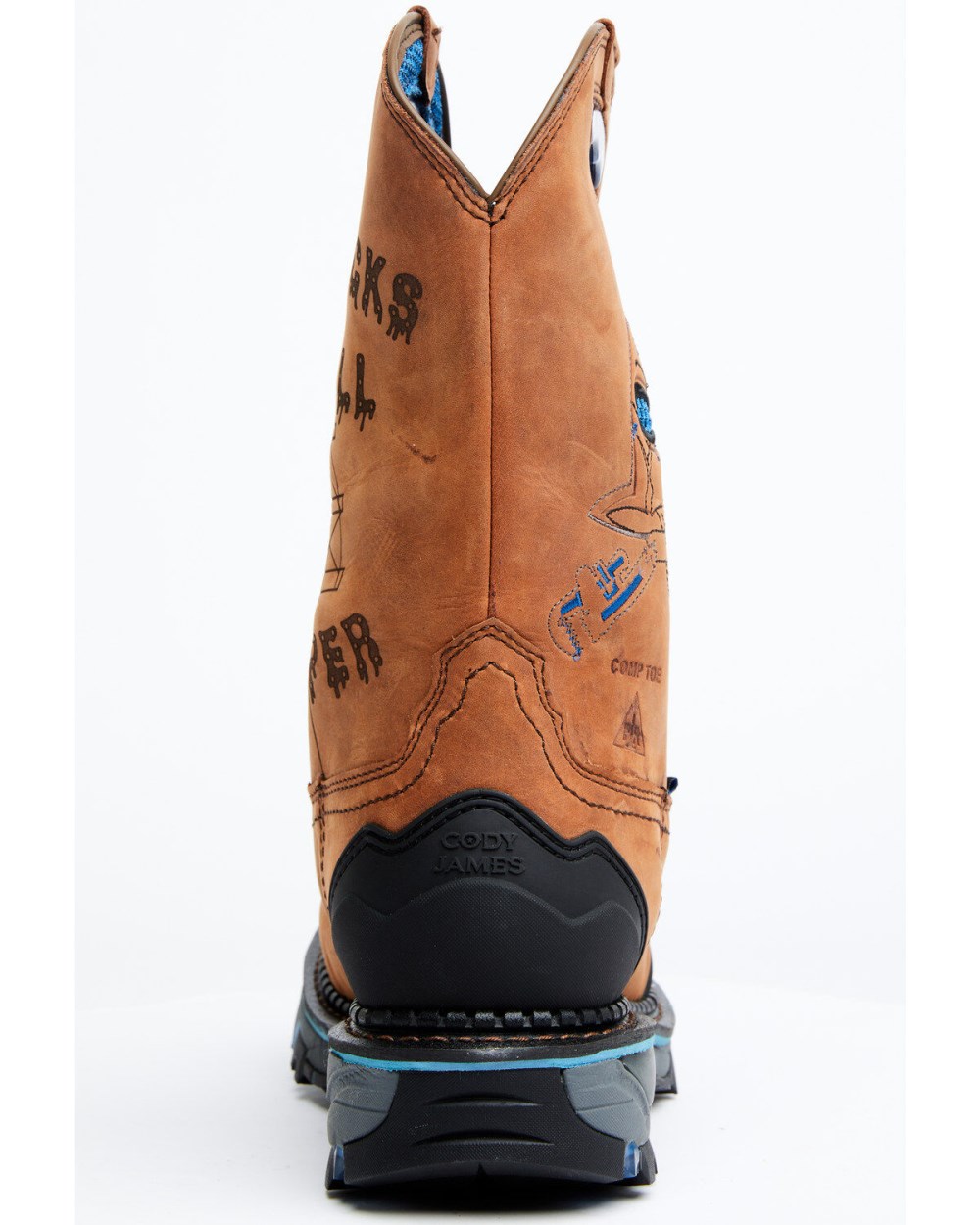 Cody James - Men's 11" Decimator Waterproof Western Work Boots - Nano Composite Toe | Brown Cody James - Men's 11" Decimator Waterproof Western Work Boots - Nano Composite Toe | Brown