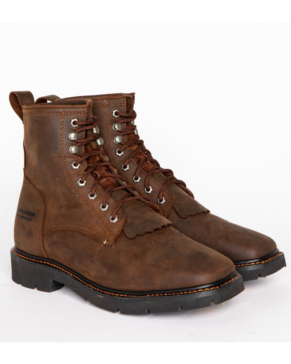 Cody James - Men's Waterproof Lace-Up Western Work Boots | Brown Cody James - Men's Waterproof Lace-Up Western Work Boots | Brown