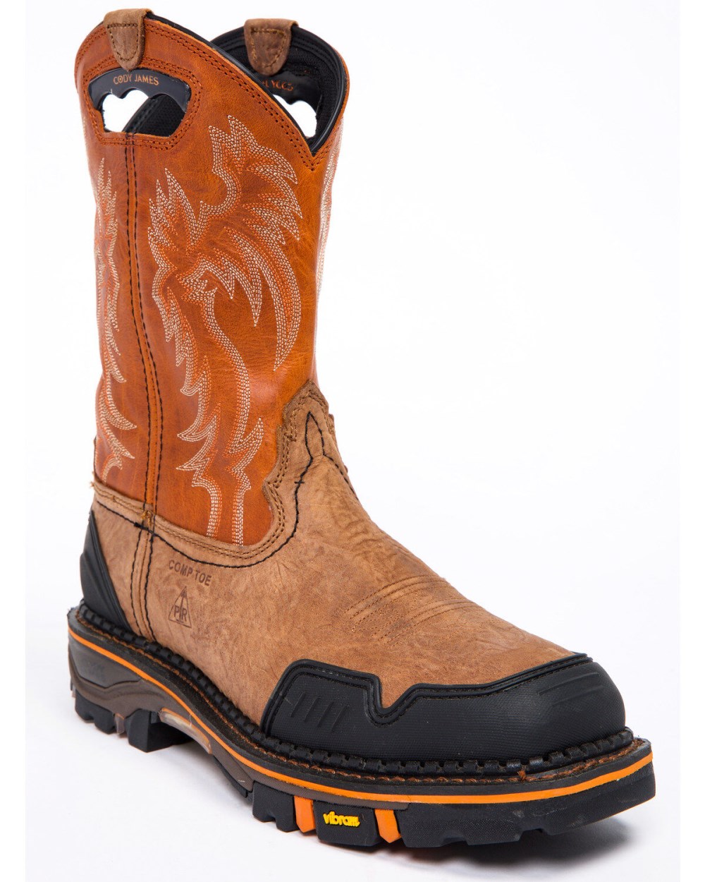 Cody James - Men's 11" Decimator Western Work Boots - Nano Composite Toe | Brown Cody James - Men's 11" Decimator Western Work Boots - Nano Composite Toe | Brown