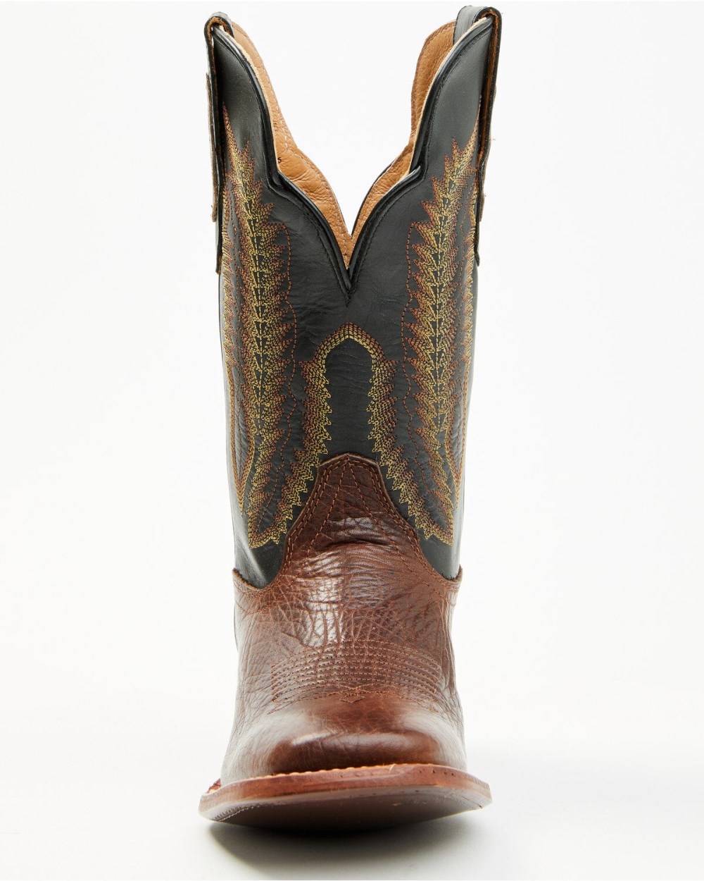 Cody James - Men's Buck Western Boots - Broad Square Toe | Black/brown Cody James - Men's Buck Western Boots - Broad Square Toe | Black/brown