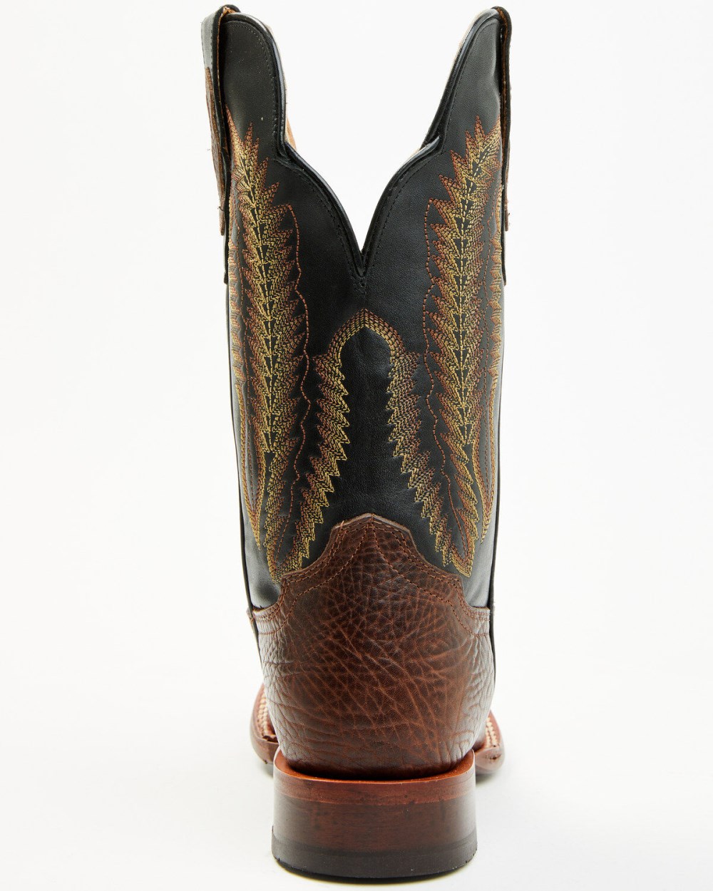 Cody James - Men's Buck Western Boots - Broad Square Toe | Black/brown Cody James - Men's Buck Western Boots - Broad Square Toe | Black/brown