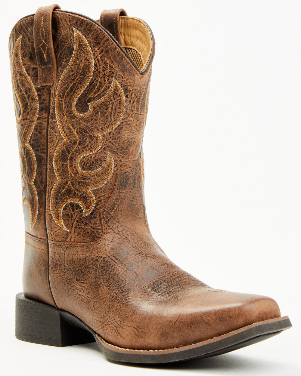 Cody James - Men's Ace Ridge Performance Western Boots - Square Toe | Tan Cody James - Men's Ace Ridge Performance Western Boots - Square Toe | Tan