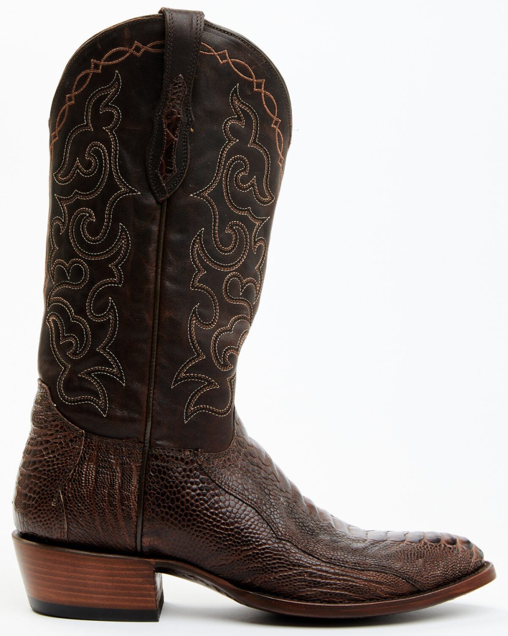 Cody James - Men's Exotic Ostrich Leg Western Boots - Round Toe | Brown Cody James - Men's Exotic Ostrich Leg Western Boots - Round Toe | Brown