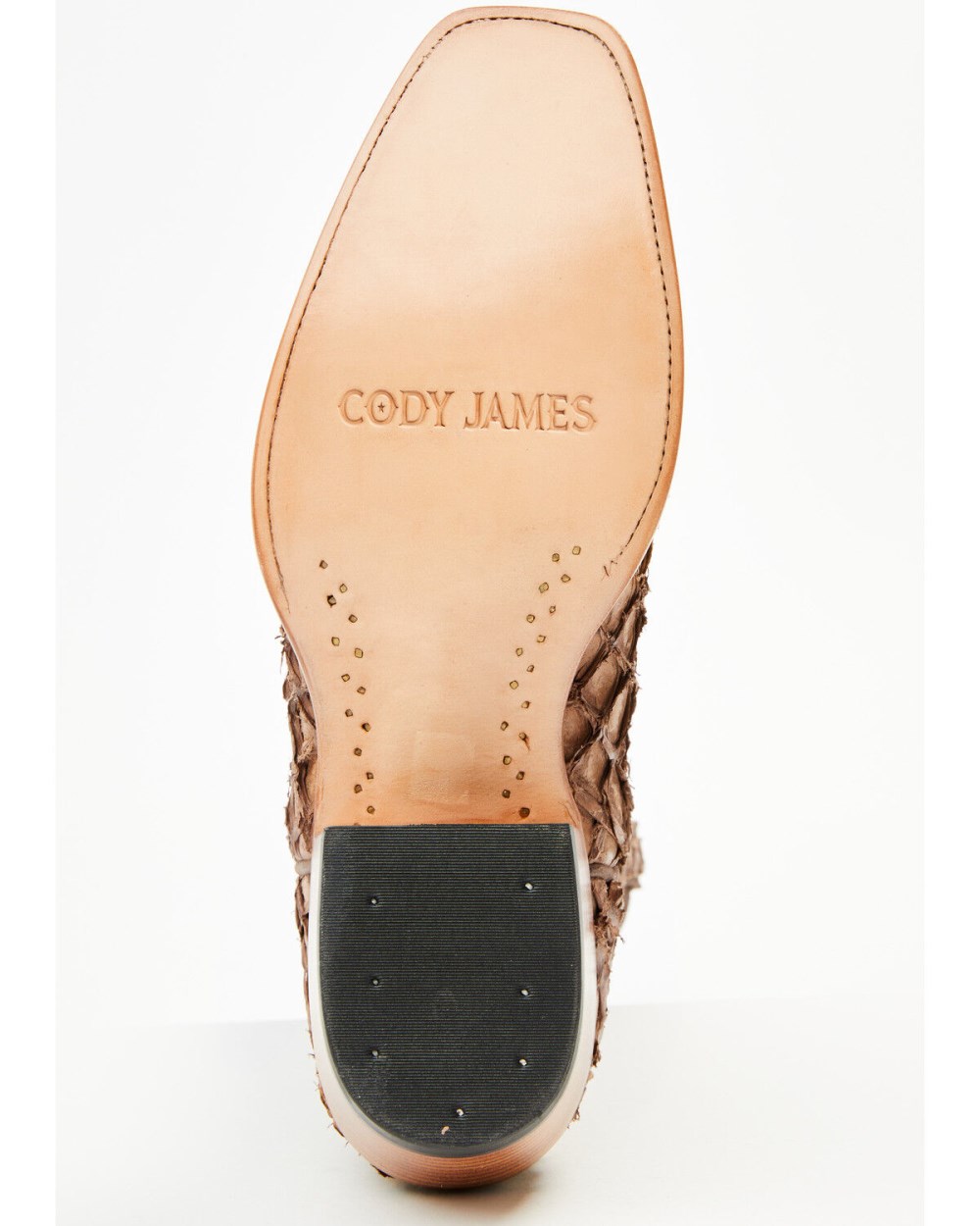 Cody James - Men's Exotic Pirarucu Western Boots - Square Toe | Brown Cody James - Men's Exotic Pirarucu Western Boots - Square Toe | Brown