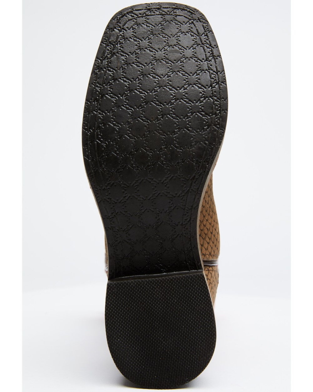 Cody James - Boys' Reptile Print Western Boots - Broad Square Toe | Red/brown