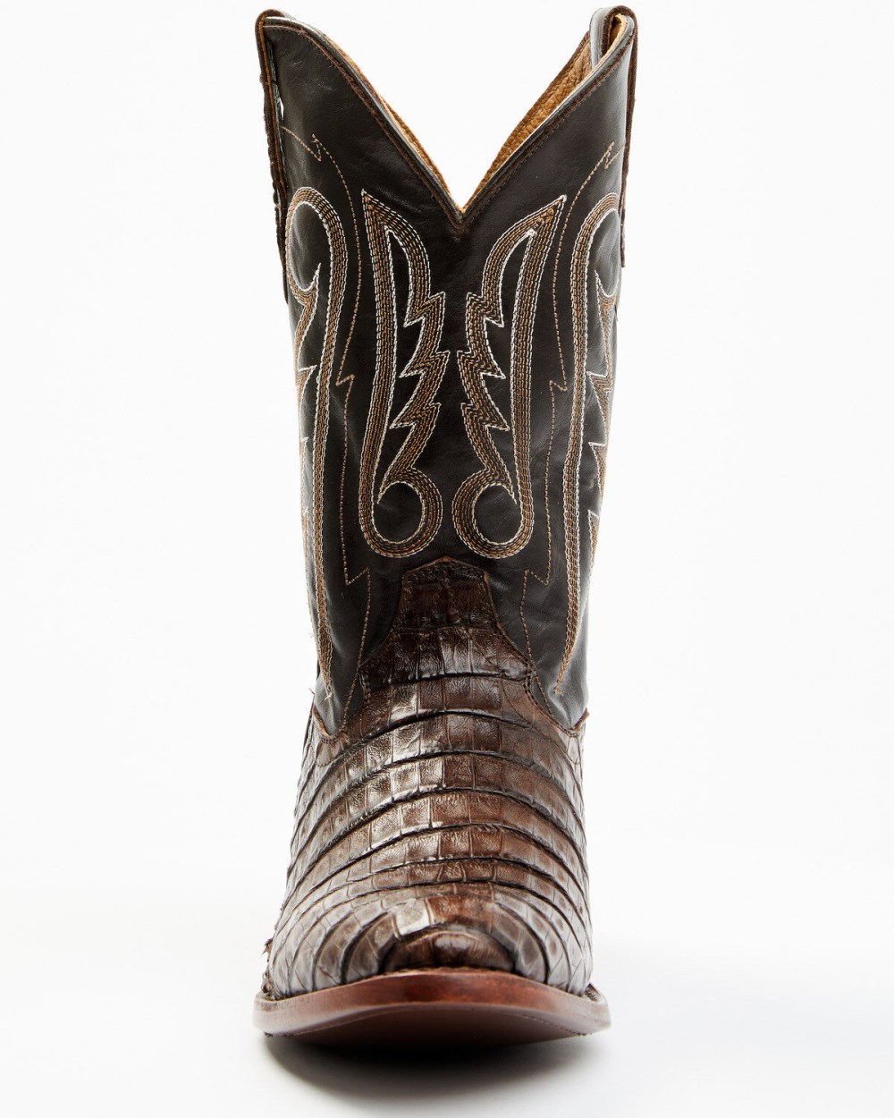 Cody James - Men's Exotic Caiman Western Boots - Round Toe | Brown Cody James - Men's Exotic Caiman Western Boots - Round Toe | Brown