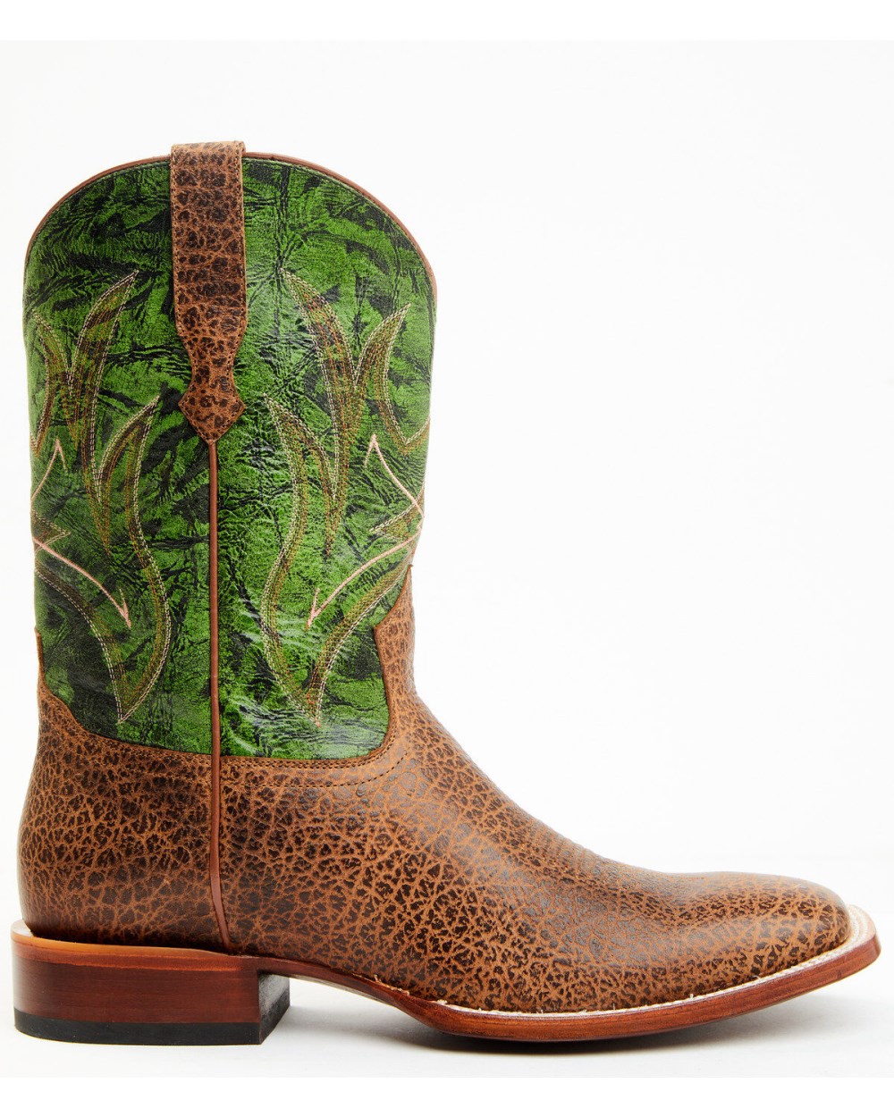 Cody James - Men's Ozark Apple Leather Western Boot - Broad Square Toe | Navy