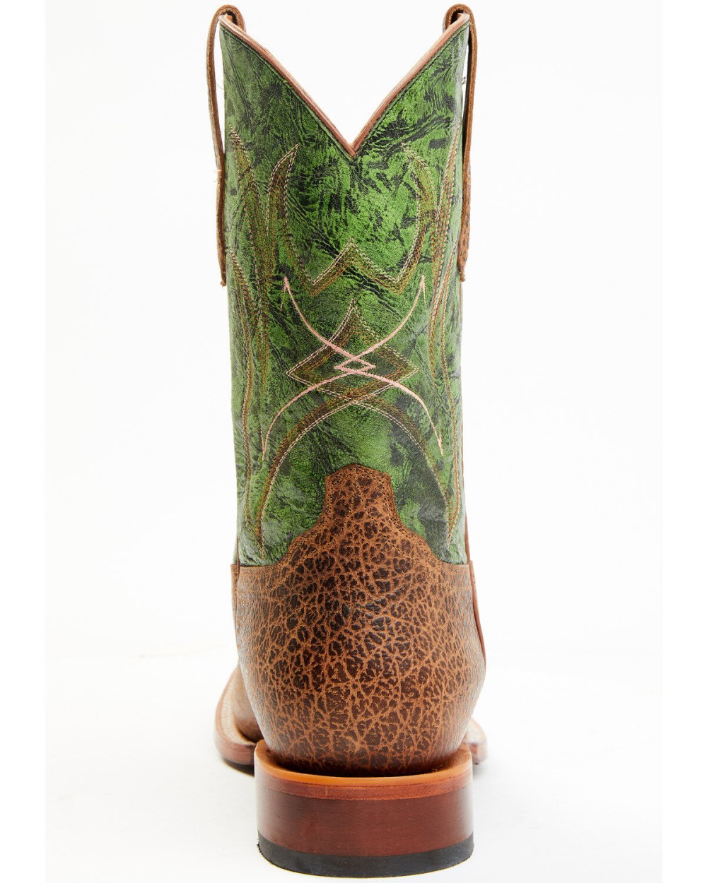 Cody James - Men's Ozark Apple Leather Western Boot - Broad Square Toe | Navy