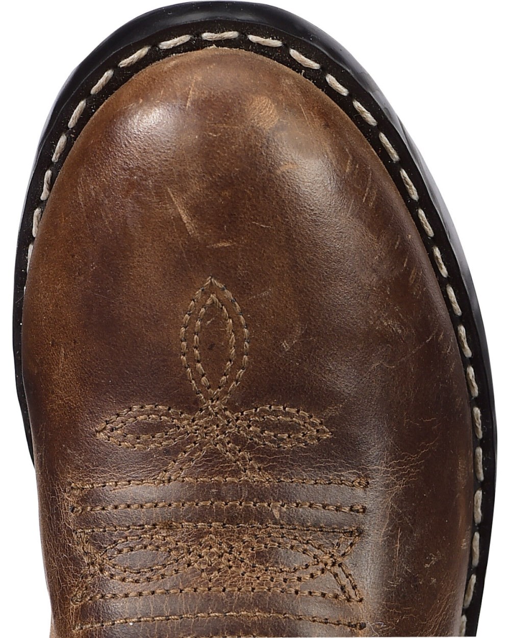 Cody James - Boys' Holt Two-Tone Embroidered Western Boots - Round Toe | Brown