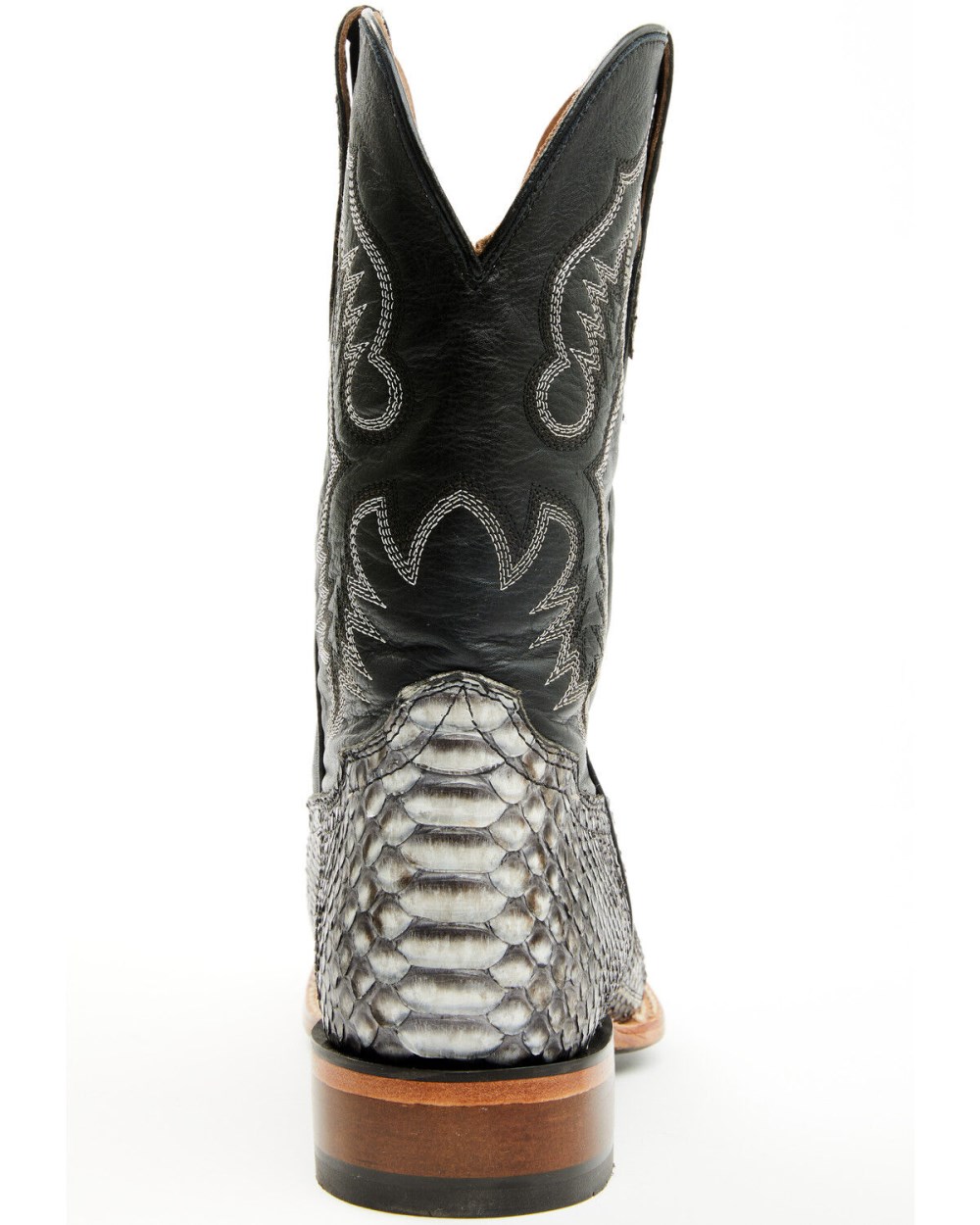 Cody James - Men's Exotic Python Nevado Western Boots - Broad Square Toe | Black