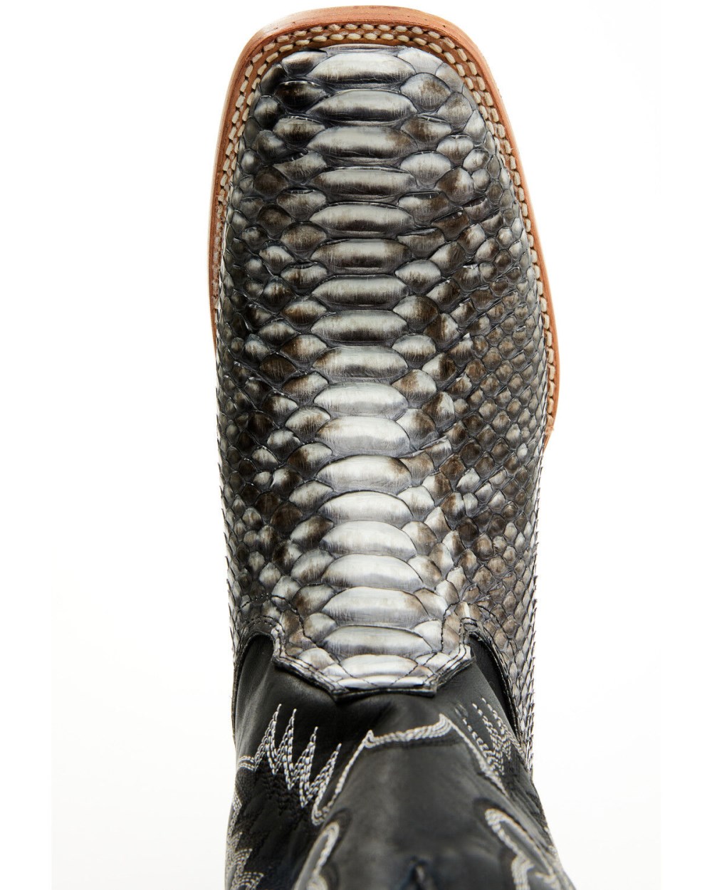 Cody James - Men's Exotic Python Nevado Western Boots - Broad Square Toe | Black