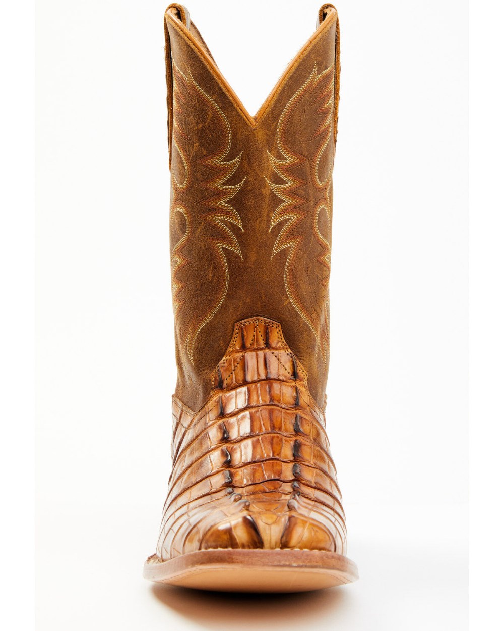 Cody James - Men's Caiman Cognac 12" Exotic Western Boots - Broad Square Toe | Tan Cody James - Men's Caiman Cognac 12" Exotic Western Boots - Broad Square Toe | Tan