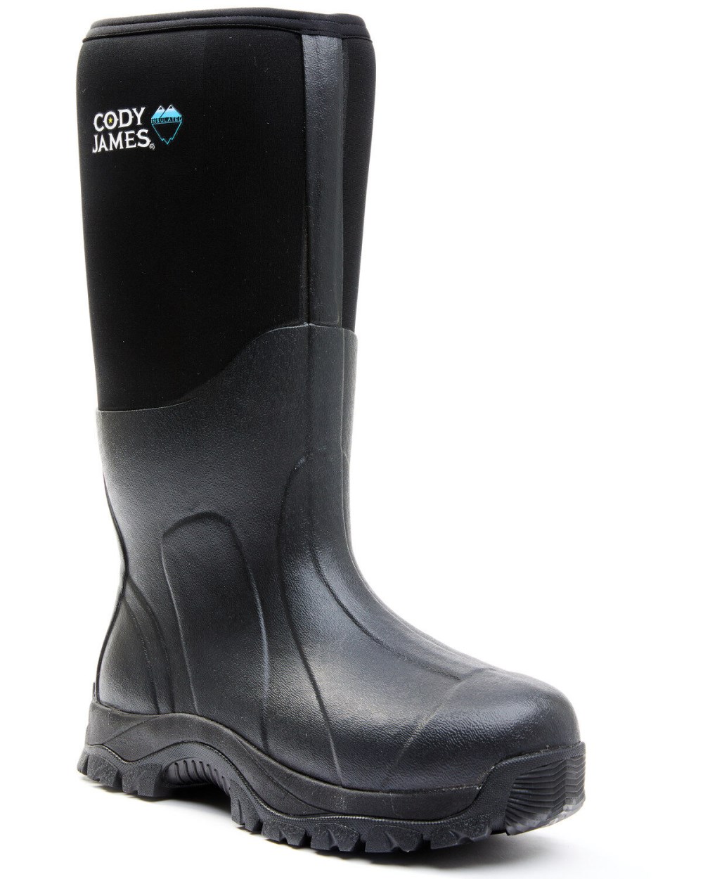 Cody James - Men's Glacier Guard Insulated Rubber Boots - Composite Toe | Black Cody James - Men's Glacier Guard Insulated Rubber Boots - Composite Toe | Black