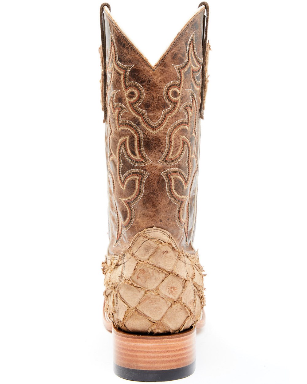 Cody James - Men's Exotic Pirarucu Western Boots - Broad Square Toe | Tan
