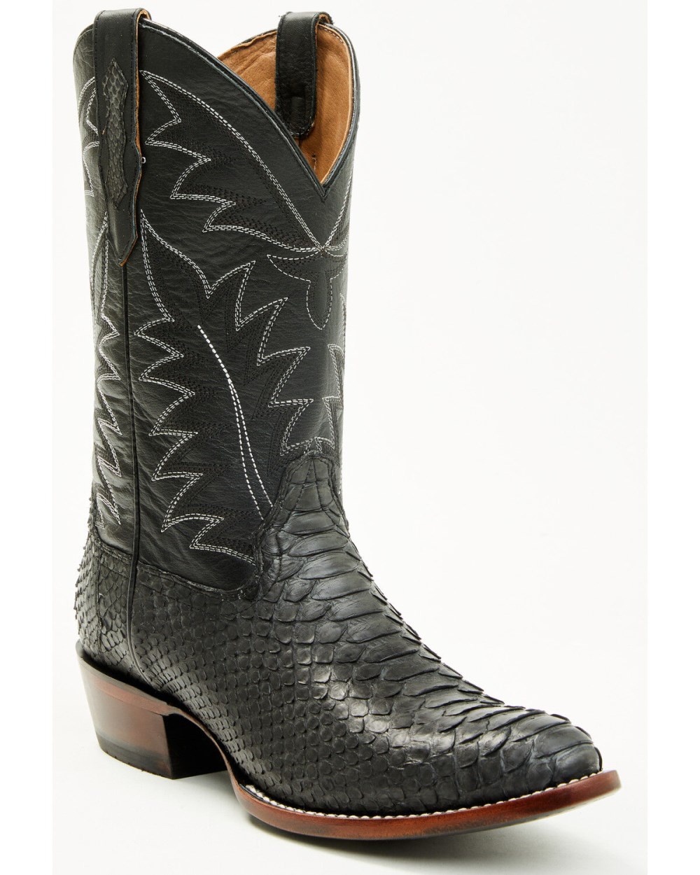 Cody James - Men's Exotic Python Western Boots - Round Toe | Grey Cody James - Men's Exotic Python Western Boots - Round Toe | Grey