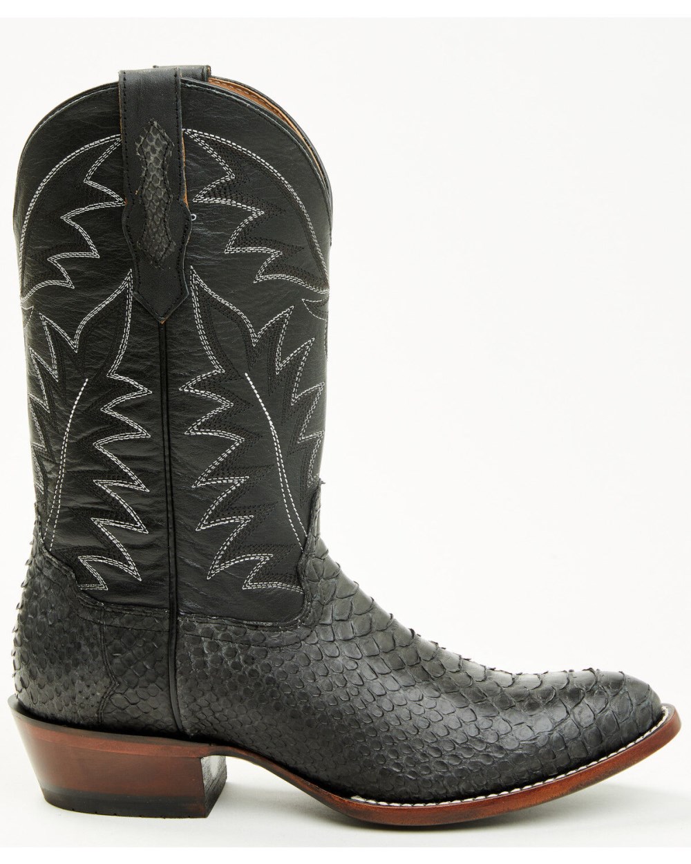 Cody James - Men's Exotic Python Western Boots - Round Toe | Grey Cody James - Men's Exotic Python Western Boots - Round Toe | Grey