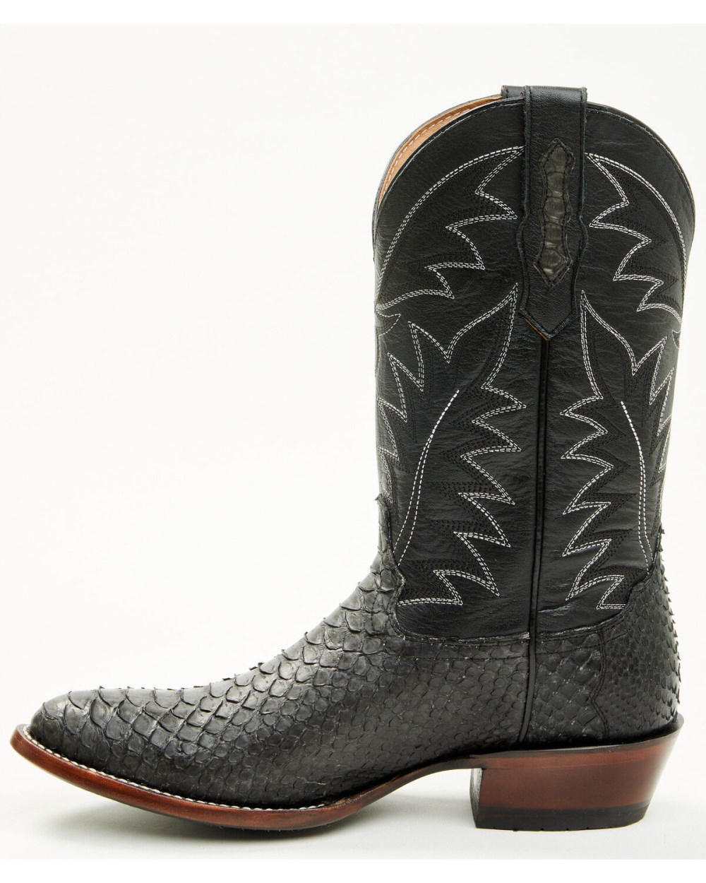 Cody James - Men's Exotic Python Western Boots - Round Toe | Grey Cody James - Men's Exotic Python Western Boots - Round Toe | Grey