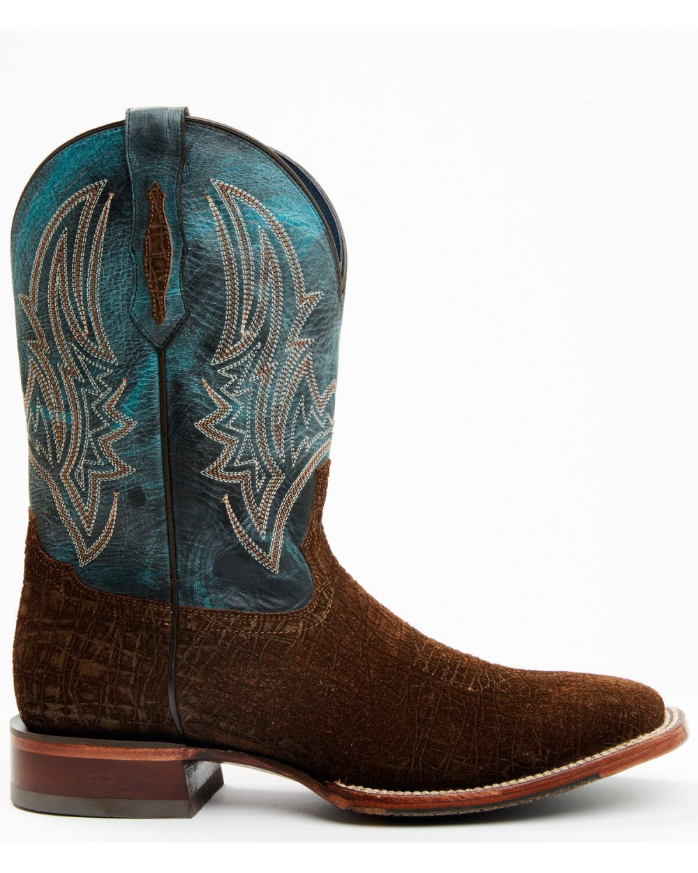 Cody James - Men's Blue Collection Western Performance Boots - Broad Square Toe | Brown/blue Cody James - Men's Blue Collection Western Performance Boots - Broad Square Toe | Brown/blue