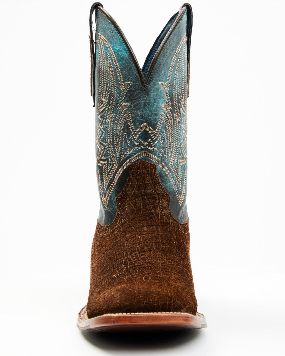 Cody James - Men's Blue Collection Western Performance Boots - Broad Square Toe | Brown/blue Cody James - Men's Blue Collection Western Performance Boots - Broad Square Toe | Brown/blue