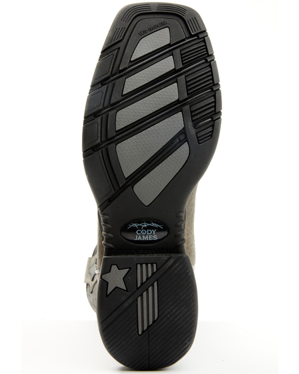 Cody James - Men's Summit Lite Performance Boots - Broad Square Toe | Grey Cody James - Men's Summit Lite Performance Boots - Broad Square Toe | Grey