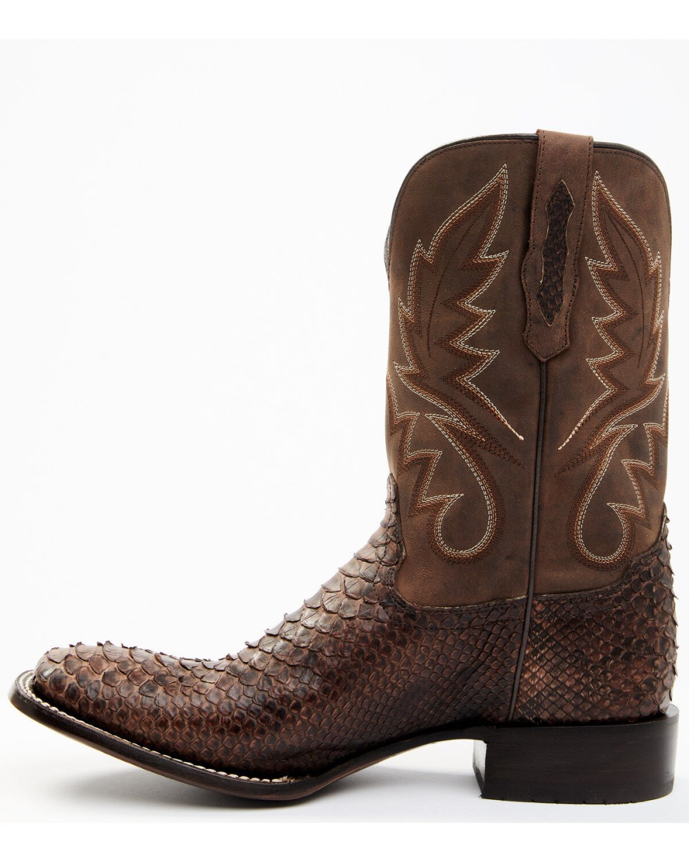 Cody James - Men's Exotic Snake Western Boots - Broad Square Toe | Chocolate Cody James - Men's Exotic Snake Western Boots - Broad Square Toe | Chocolate