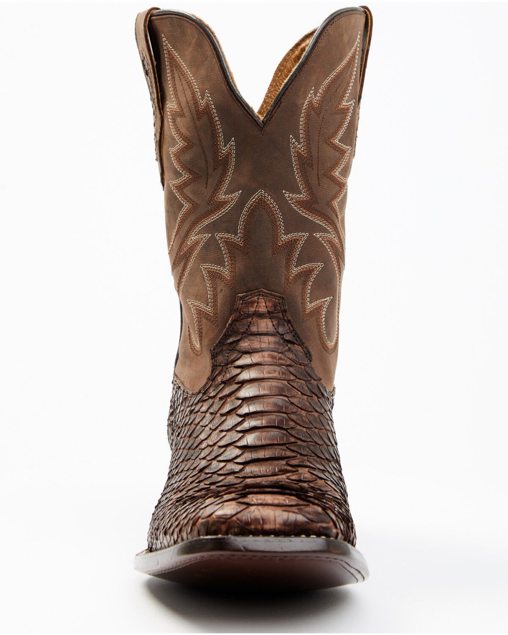 Cody James - Men's Exotic Snake Western Boots - Broad Square Toe | Chocolate Cody James - Men's Exotic Snake Western Boots - Broad Square Toe | Chocolate